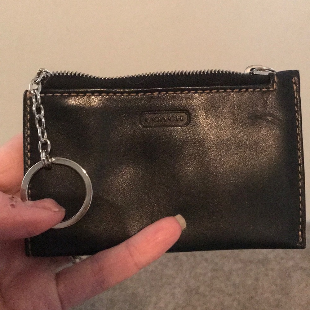 Coach mini change purse
